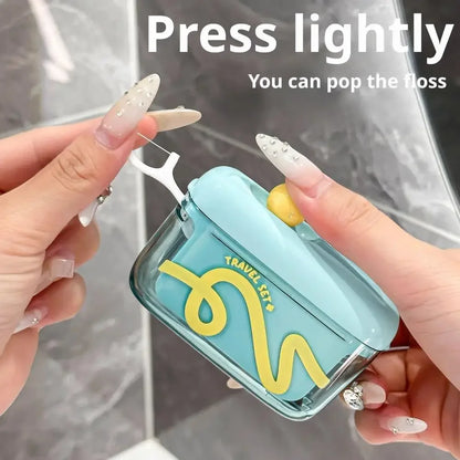 FlossPop – Pop-Up Dental Floss Box for On the Go 🦷✨