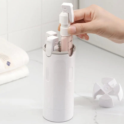 4-in-1 Travel Refillable Bottle Set – Compact Toiletry Dispenser