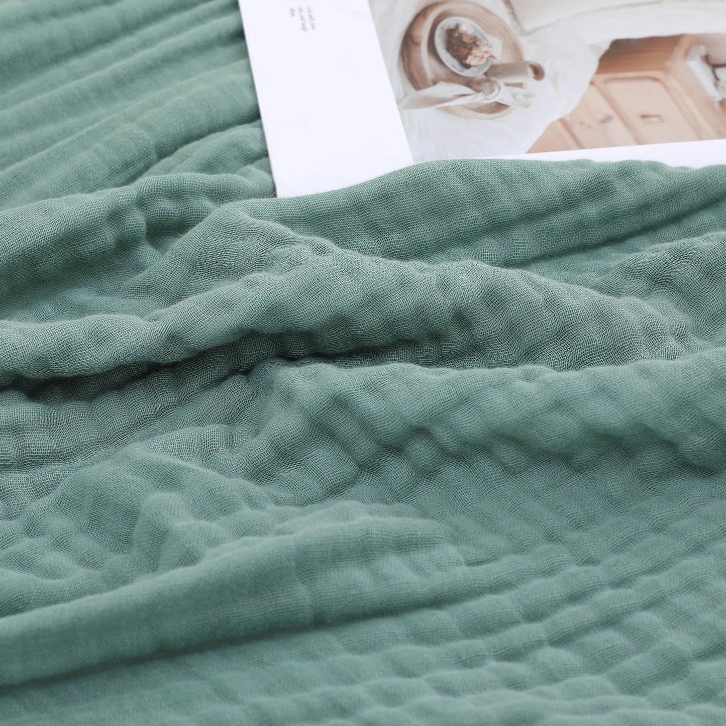 CloudNest Muslin Cotton Cooling Blanket