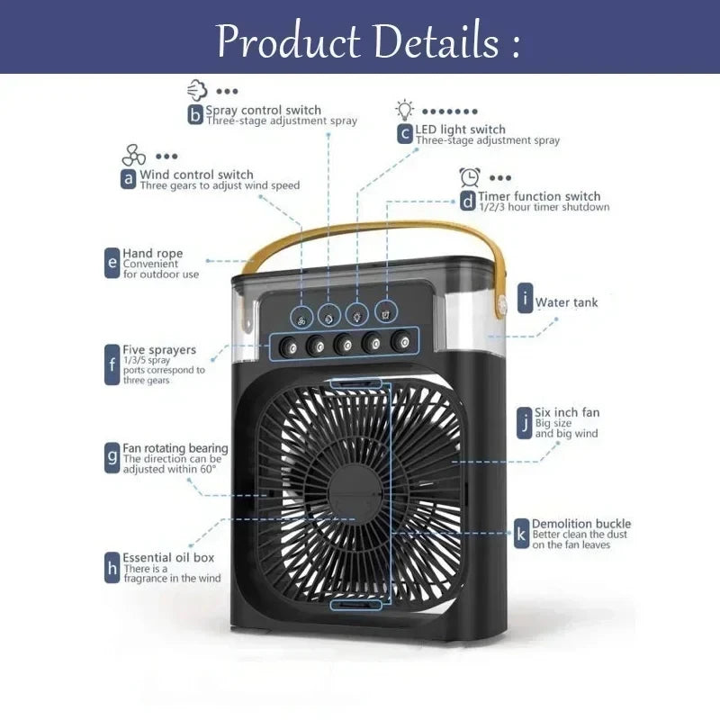 ArcticMist 3-in-1 Portable Air Cooler