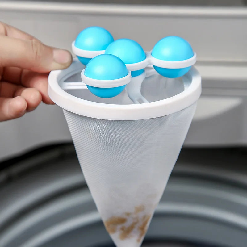 SpinCatch Laundry Filter – Floating Hair & Lint Collector
