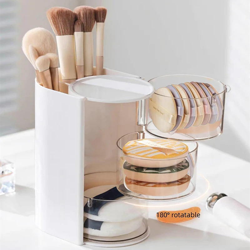 TwirlTidy – Rotating Hair and Makeup Brush Organizer 💁‍♀️✨