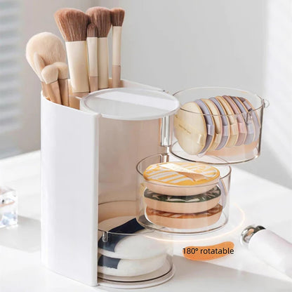 TwirlTidy – Rotating Hair and Makeup Brush Organizer 💁‍♀️✨
