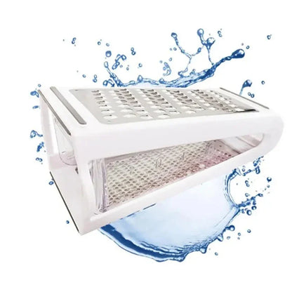 DualPrep 2-Sided Cheese & Vegetable Grater with Container